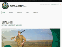 Tablet Screenshot of gualandi.it